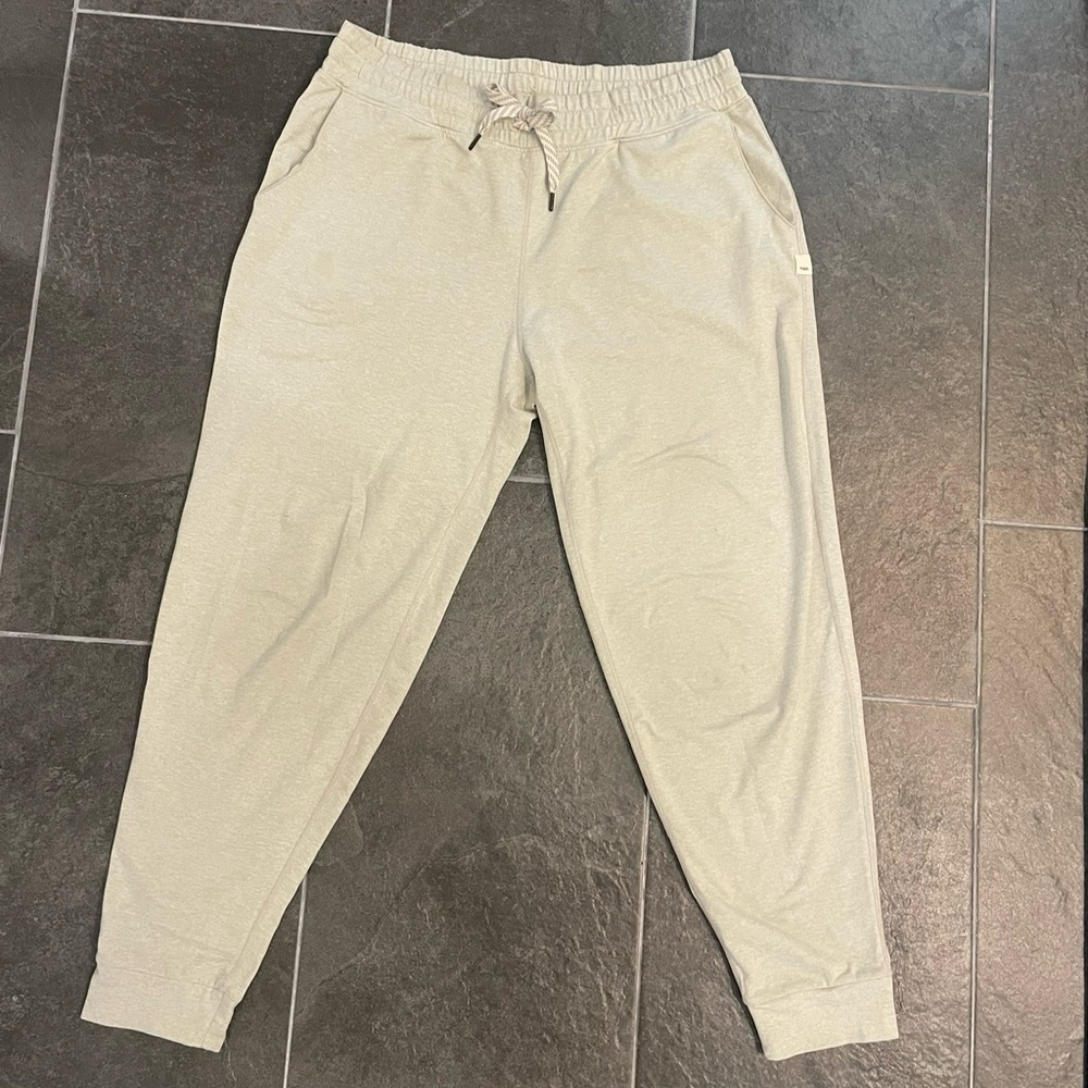 Women’s Vuori Jogger Pants - Heathered Cream Large